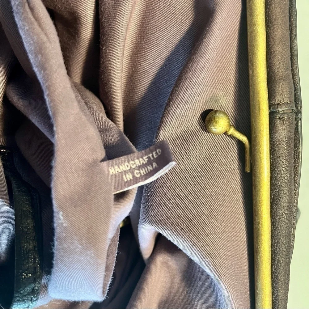 Brown KOOBA Ava Fold Over Hangbag